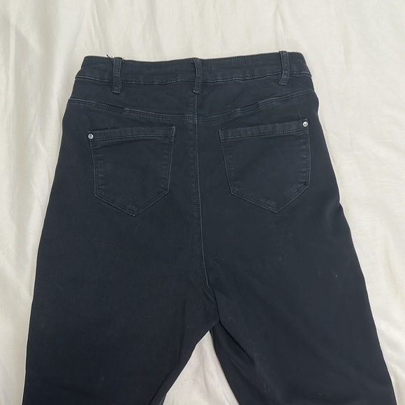 3/$30 Missguided high waisted black skinny jeans size 8 tall - Picture 3 of 3